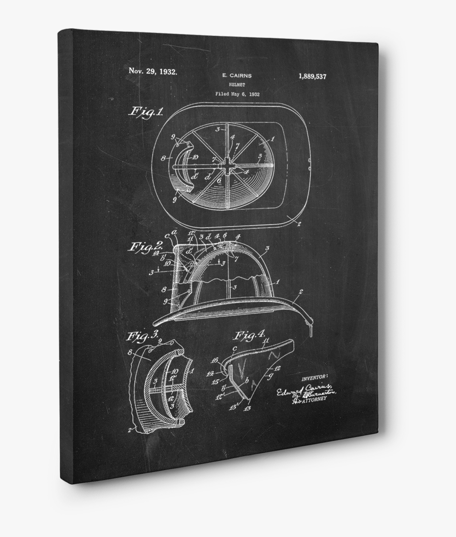 Firefighter And Police - Firefighter Patent Poster , Free Transparent ...