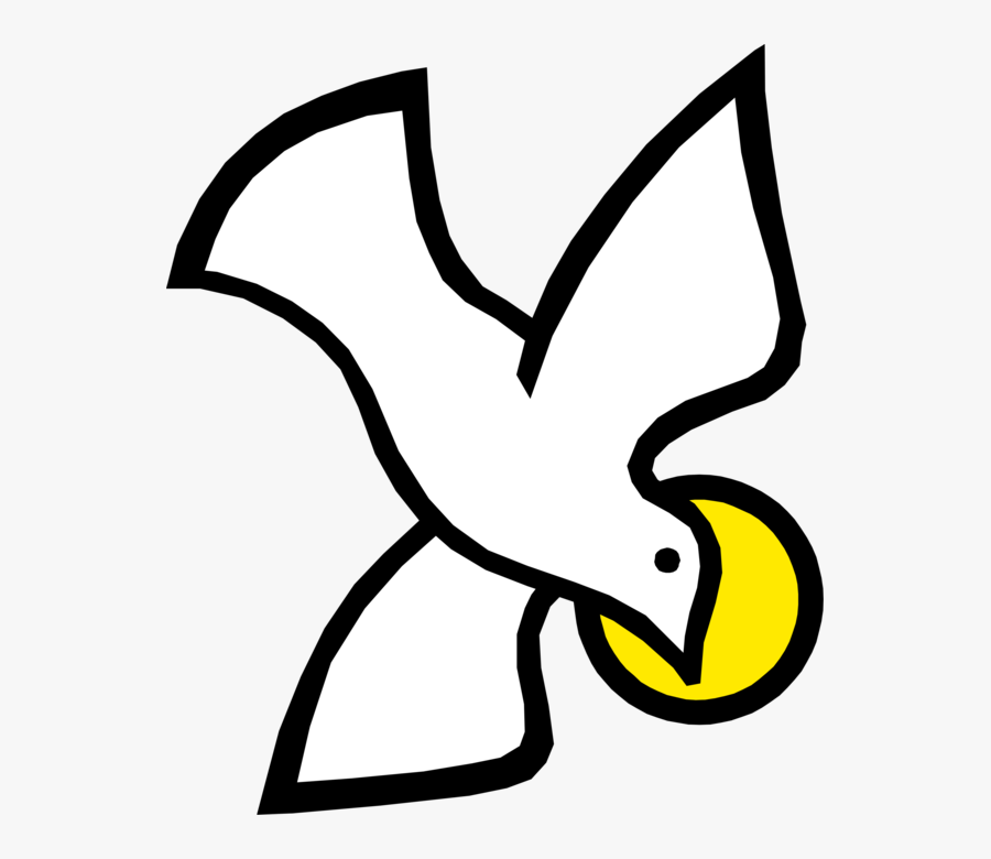 Holy Spirit Clip Art Drawing Doves As Symbols - Holy Spirit Dove Drawing, Transparent Clipart