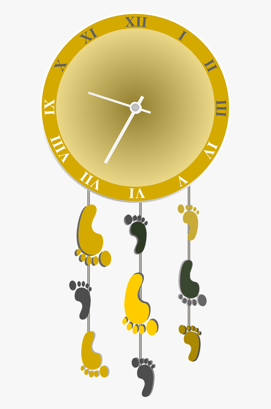 Wall Clock, Transparent Clipart