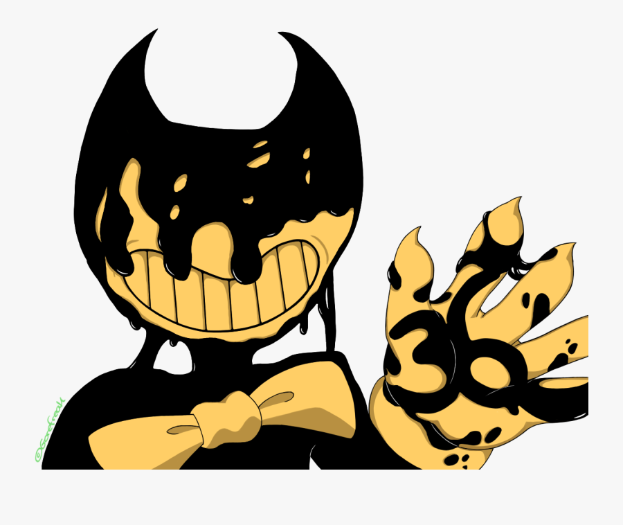 ~ Ink Demon Practice ~ - Bendy And The Ink Machine Ink Demon Dibujo, Transparent Clipart