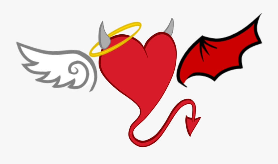 Devil Demon Drawing Clip Art - Devil Heart, Transparent Clipart