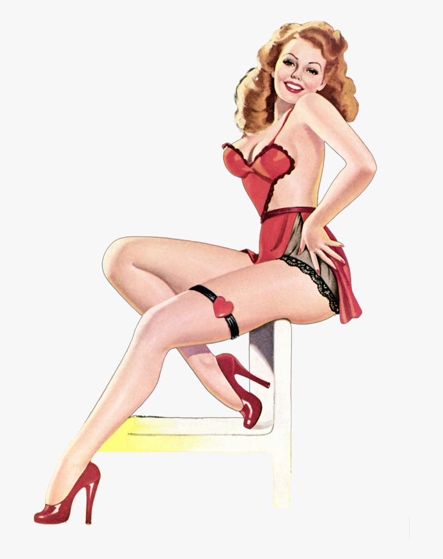 Chicas Pin Up Png - Pin Up Sexy Png, Transparent Clipart