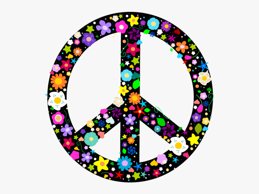 Hippies Peace Sign - Magnetic Car Peace Signs, Transparent Clipart
