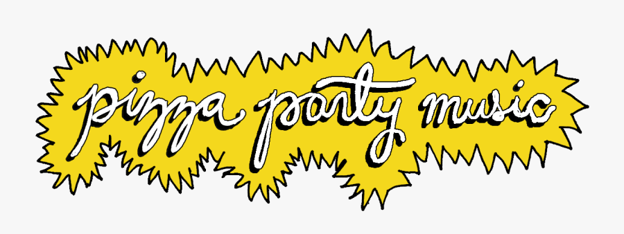 Pizza Party Music - Calligraphy, Transparent Clipart