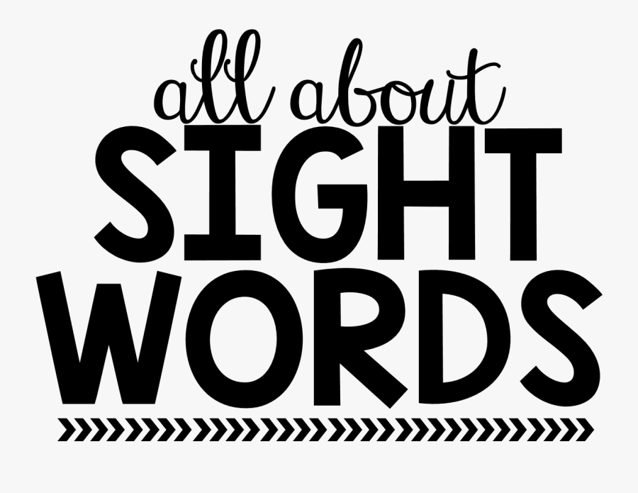 All About Sight Words, Transparent Clipart