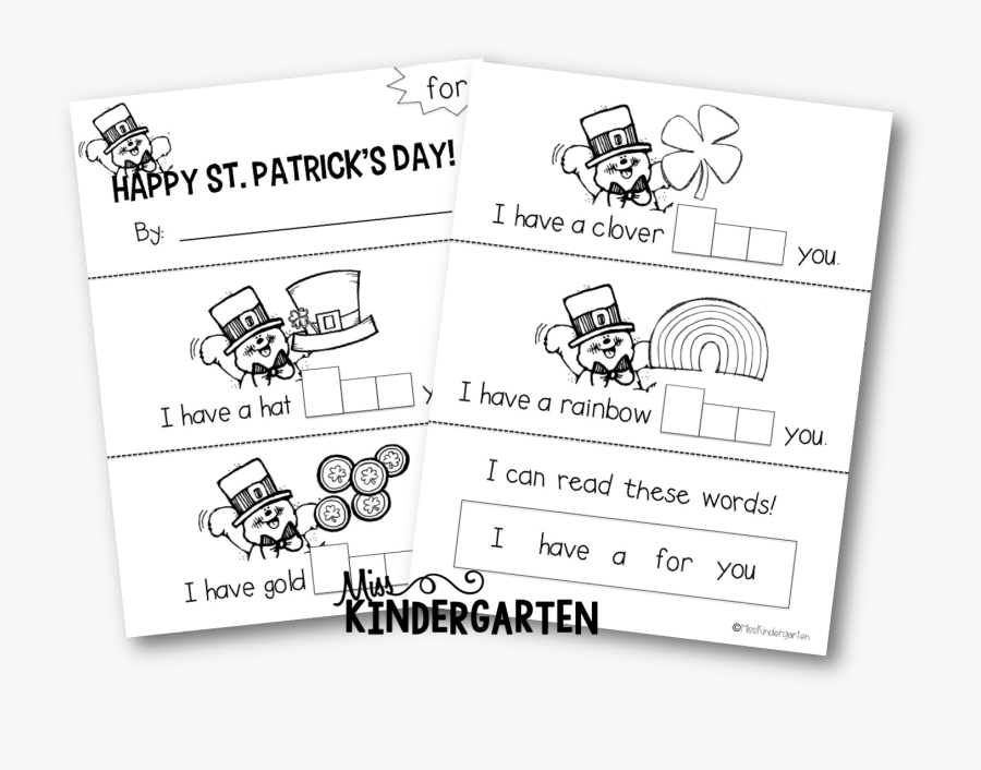 Sight Word Booklets, Transparent Clipart