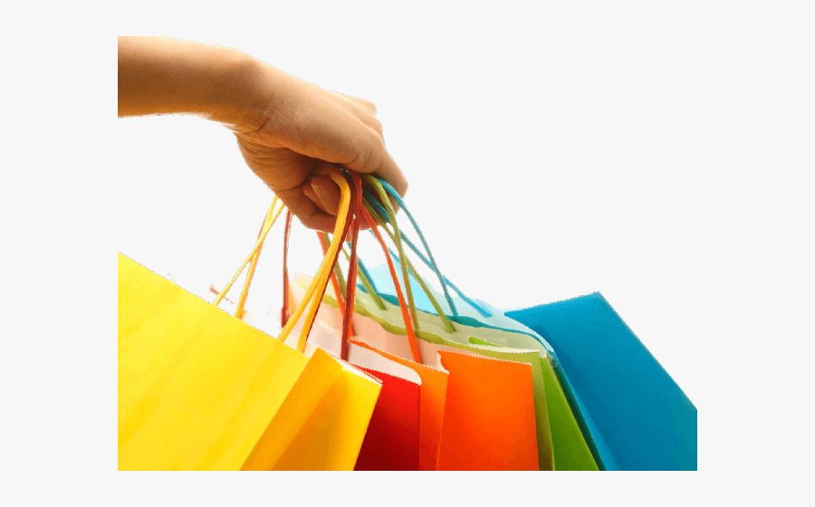 Shopping Bag Png Transparent Images - Shopping Bags In Hand, Transparent Clipart