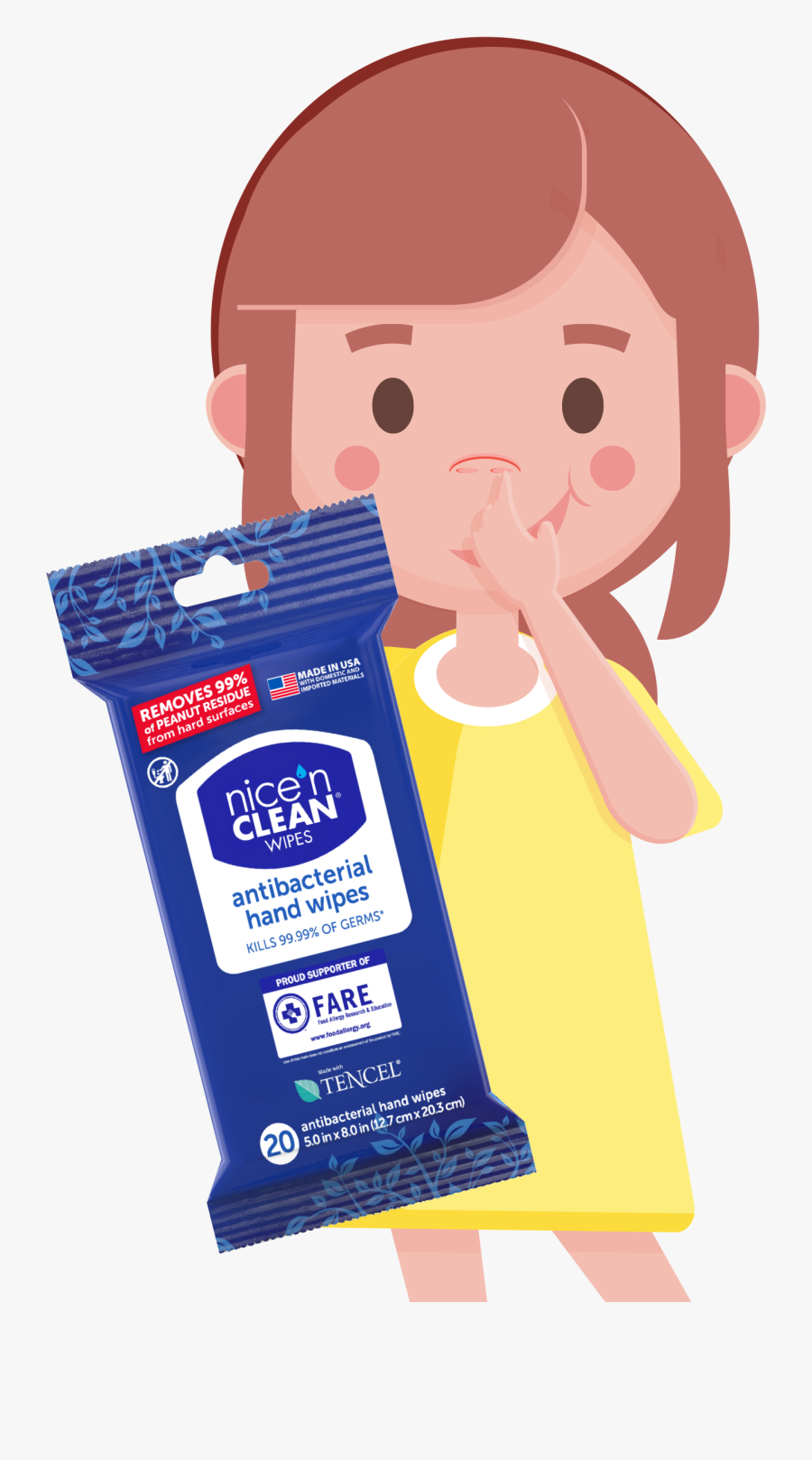 Wipes Package - Cartoon, Transparent Clipart