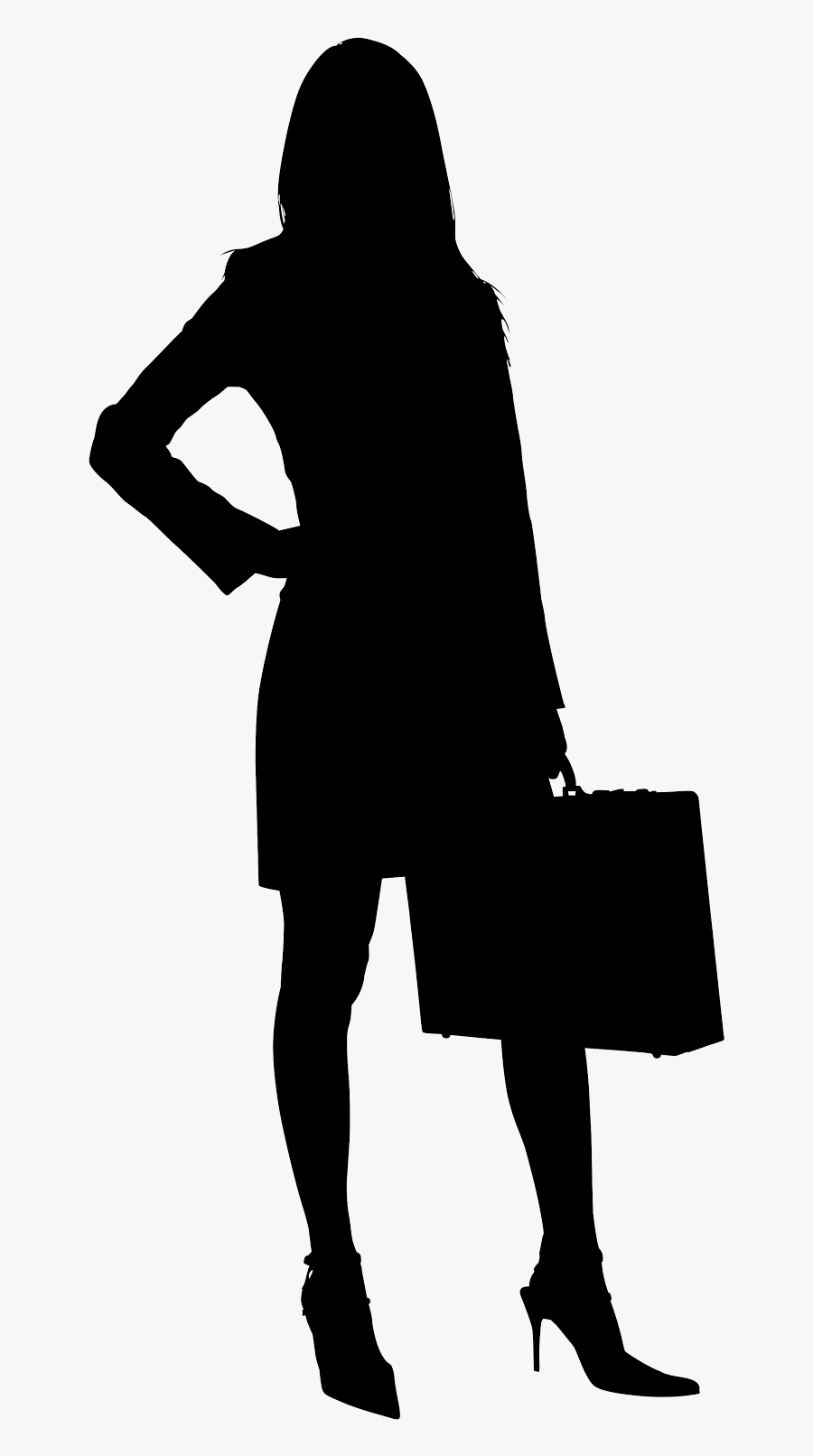 Battle Dress Flash Of - Silhouette Business Woman Png , Free