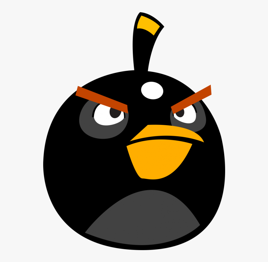 Angry Birds Black Png Clipart Angry Birds Friends Angry - Angry Bird ...