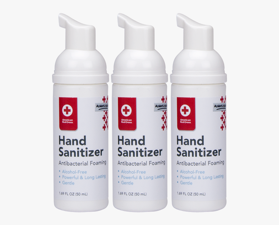 Alcohol Free Foaming Hand Sanitizer - Plastic Bottle, Transparent Clipart