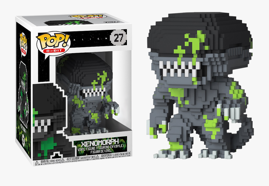 Xenomorph Blood Splatter 8-bit Us Exclusive Pop Vinyl - Funko Pop 8 Bit, Transparent Clipart