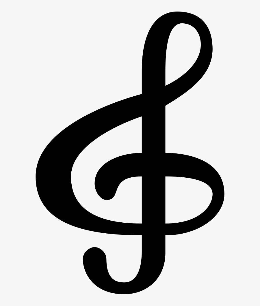 Treble Clef Svg Free, Transparent Clipart