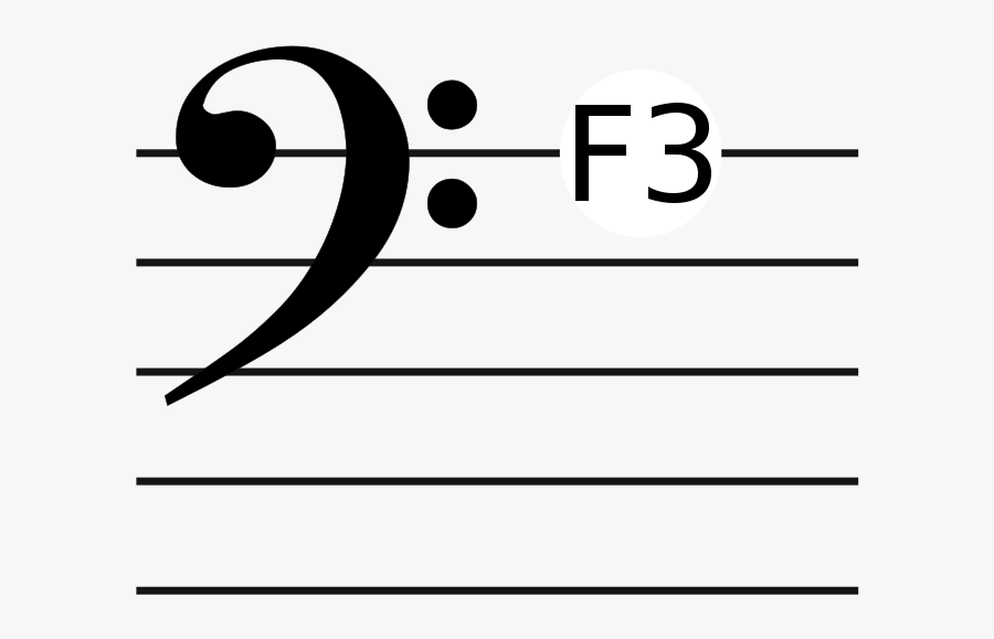 Transparent Treble Clef Png - Meaning Of Bass Clef, Transparent Clipart