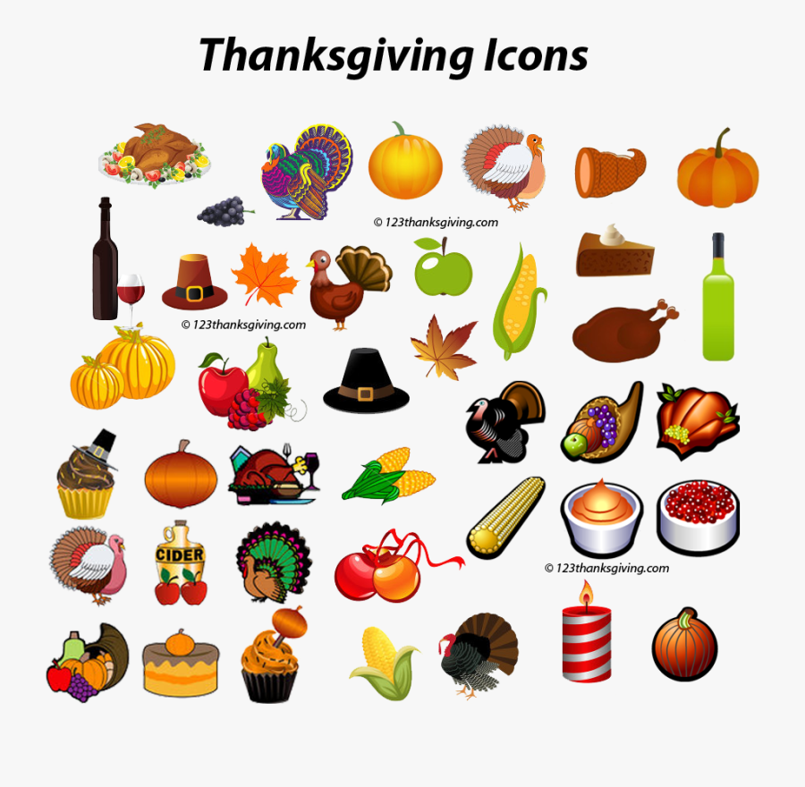 Clip Art Free Thanksgiving Picture - Thanksgiving Icons, Transparent Clipart