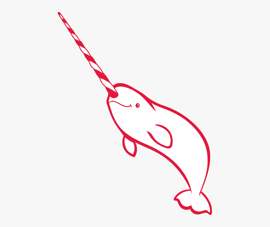 Peppermint Narwhal, Transparent Clipart