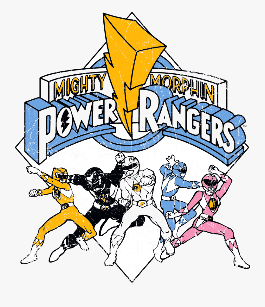 Power Rangers Mighty Morphin Drawing, Transparent Clipart