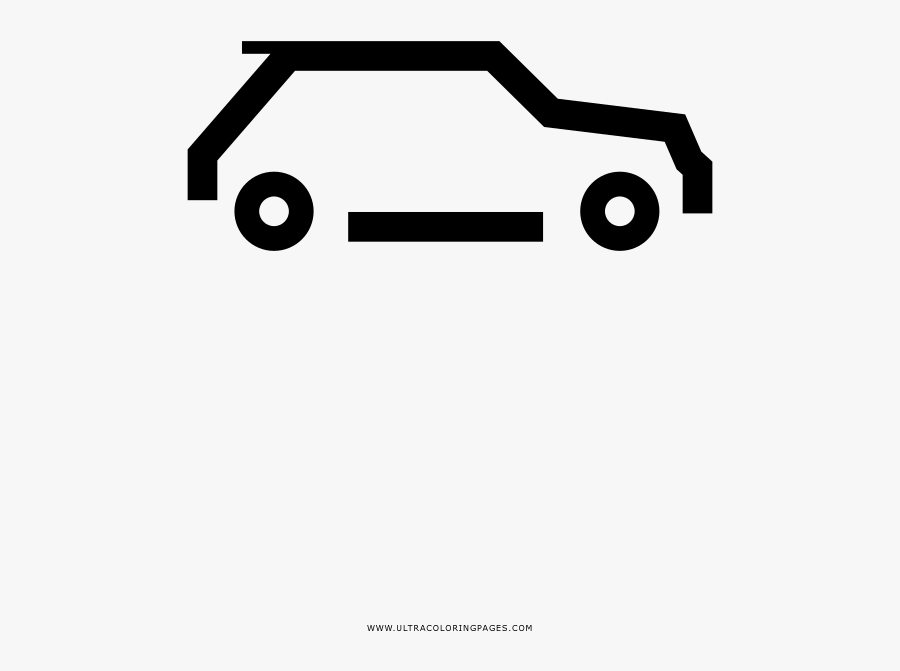 Renault 5 Turbo Coloring Page, Transparent Clipart