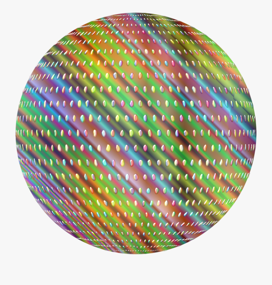 Prismatic Polka Dots Mark Ii Sphere 2 Enhanced 2 Clip - Circle, Transparent Clipart