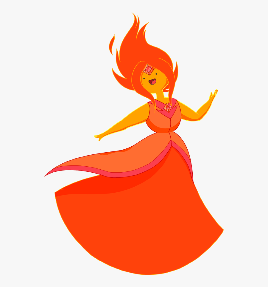 Happy Flame Princess By Pyrogina - Flame Princess Transparent, Transparent Clipart