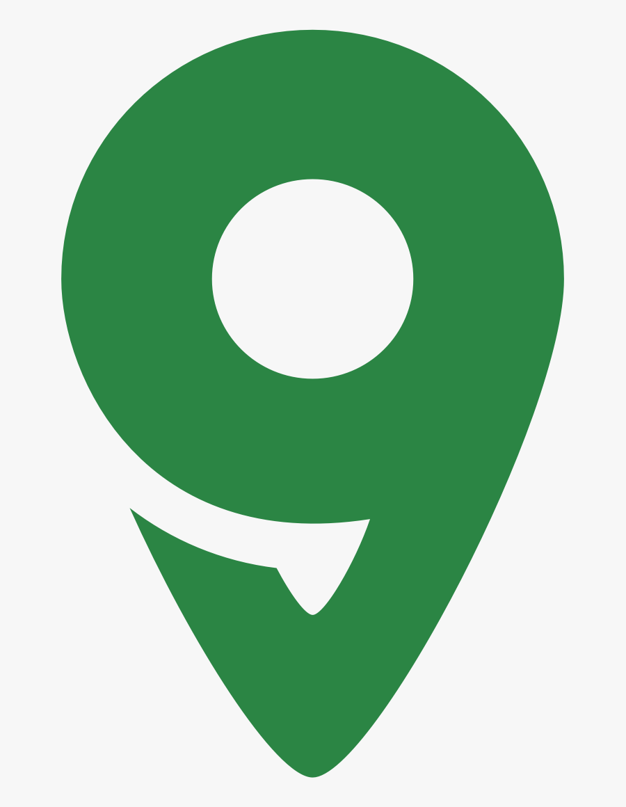 Google Maps Green Pin, Transparent Clipart