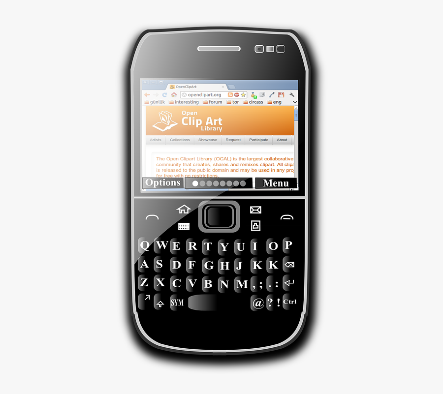 Blackberry, Smartphone, Calling, Telephone, Cell - Blackberry, Transparent Clipart