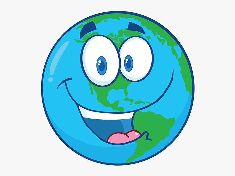 Happy Earth Cartoon , Free Transparent Clipart - ClipartKey