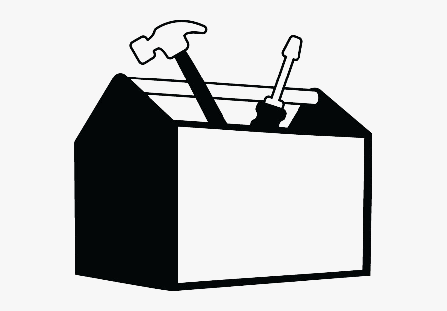Toolbox Clipart Black And White, Transparent Clipart