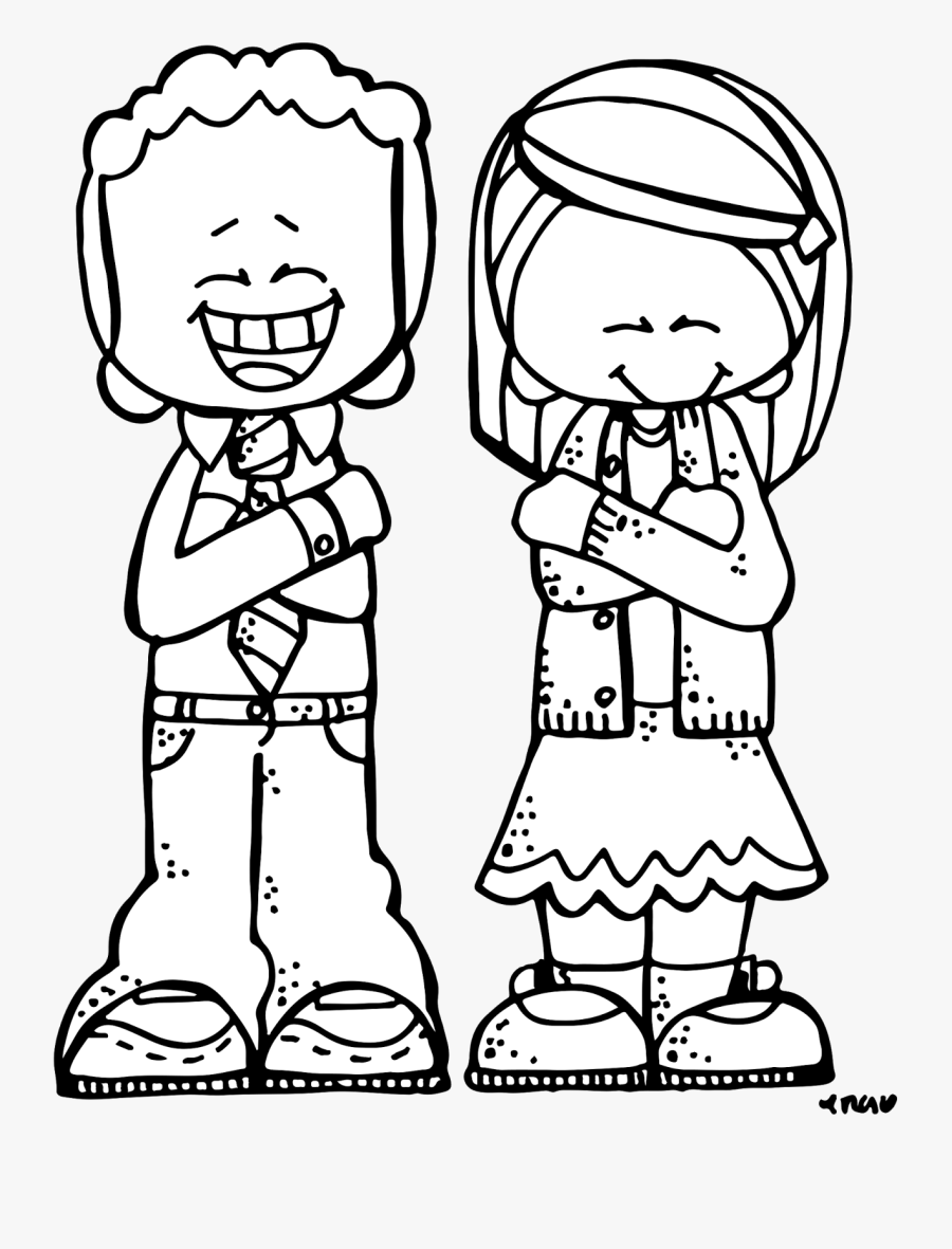 Transparent White Kid Png - Melonheadz Black And White, Transparent Clipart