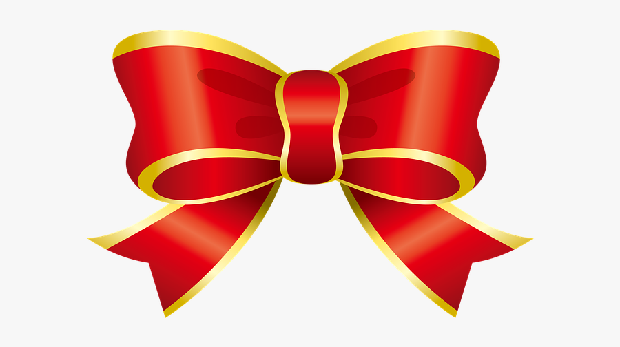 Red, Ribbon, Gift, Christmas, Present, Decoration - Cinta De Regalo Png, Transparent Clipart