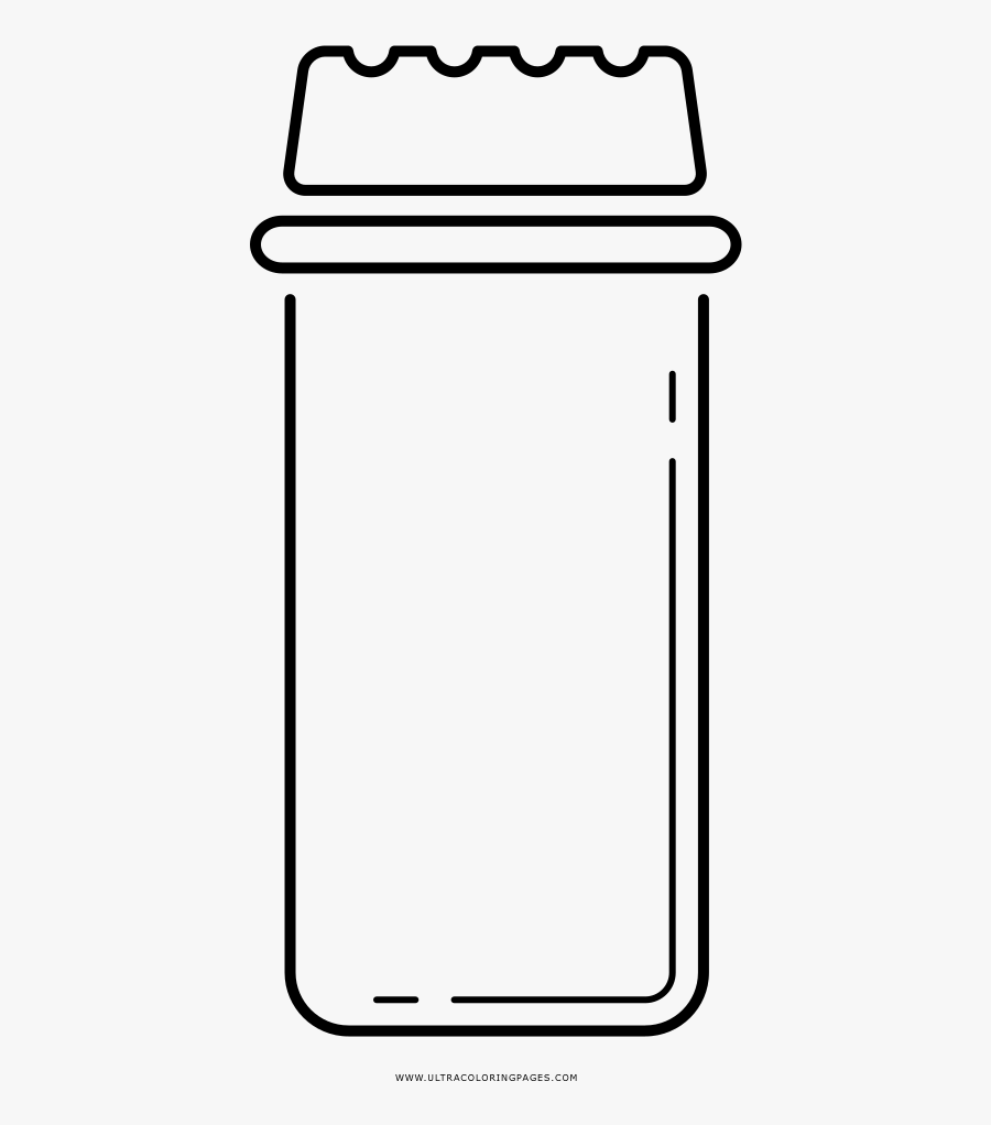 Salt Shaker Coloring Page, Transparent Clipart