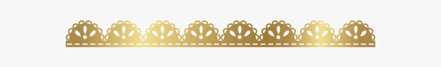 Gold Lace Border Png - Lace Border Gold Png, Transparent Clipart