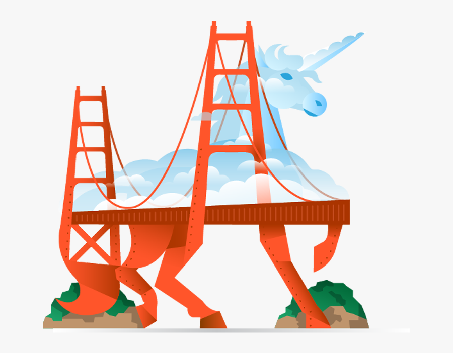 Unicorn - Usa San Francisco Png, Transparent Clipart