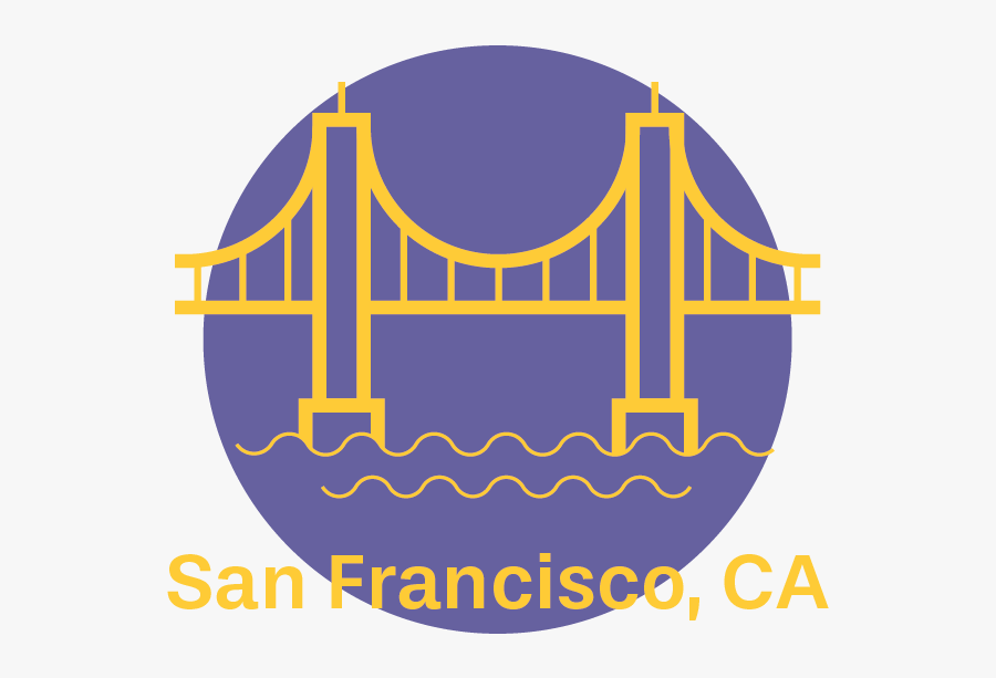San Francisco, Ca - Circle, Transparent Clipart