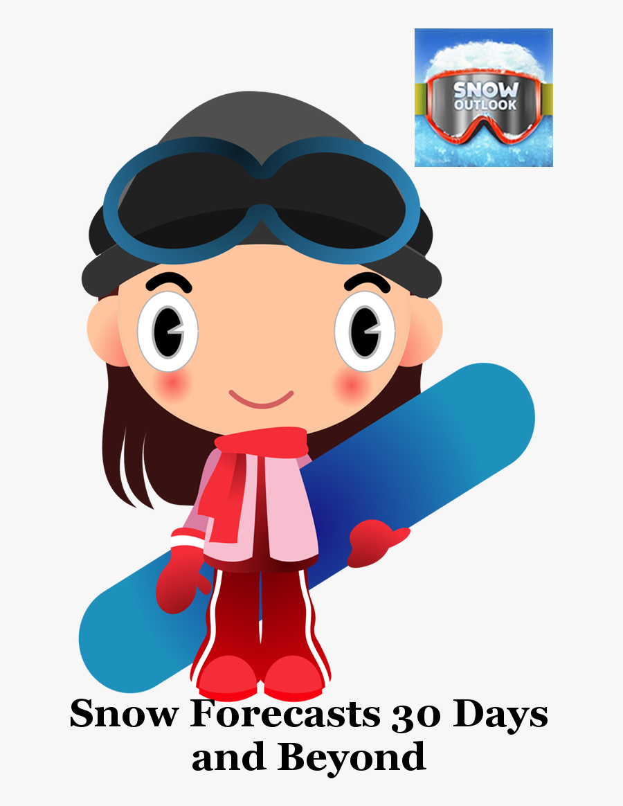 Snowboard Girl Png, Transparent Clipart