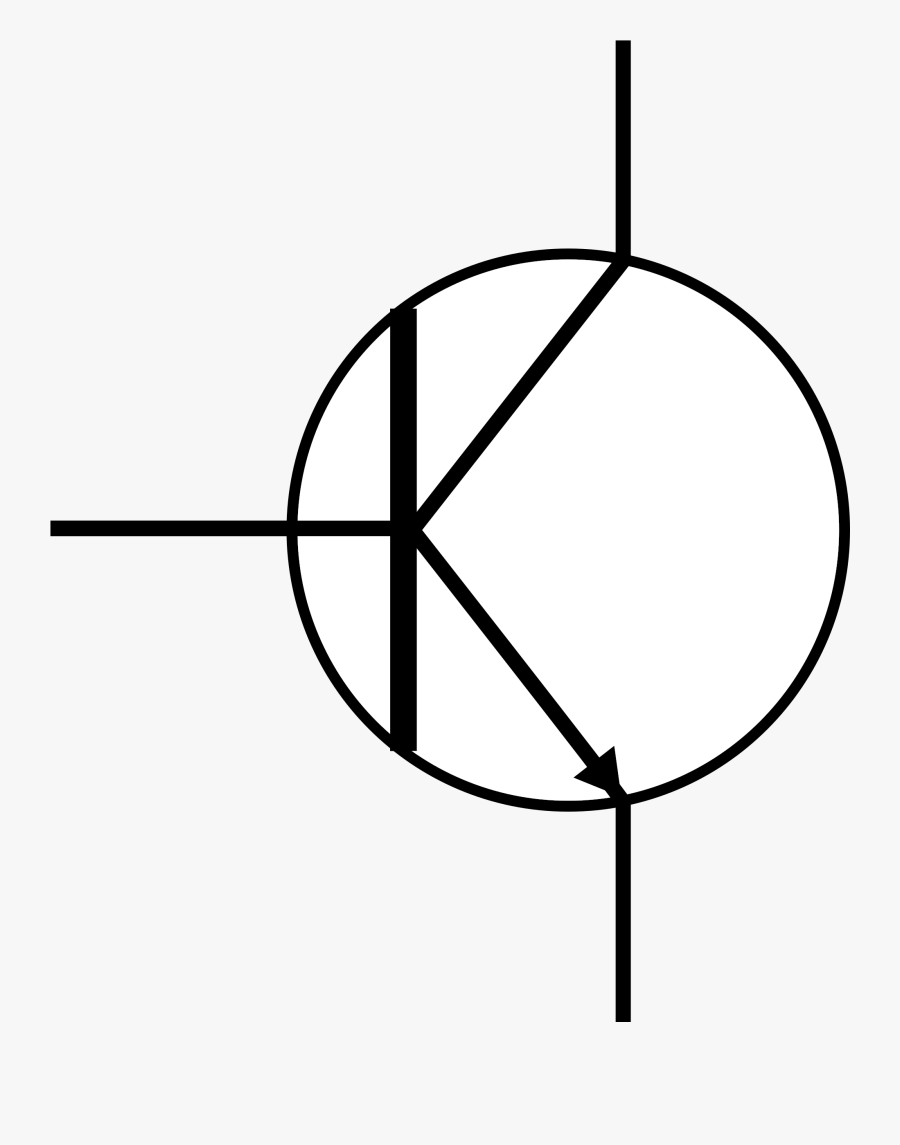 Circuit Diagram Symbol Of Transistor, Transparent Clipart