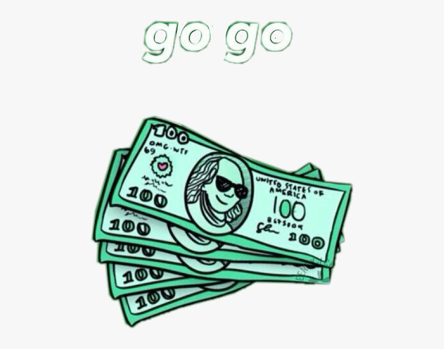 #gogo #bts #money #army #kpop #bangtanboys #freetoedit - Png Money, Transparent Clipart