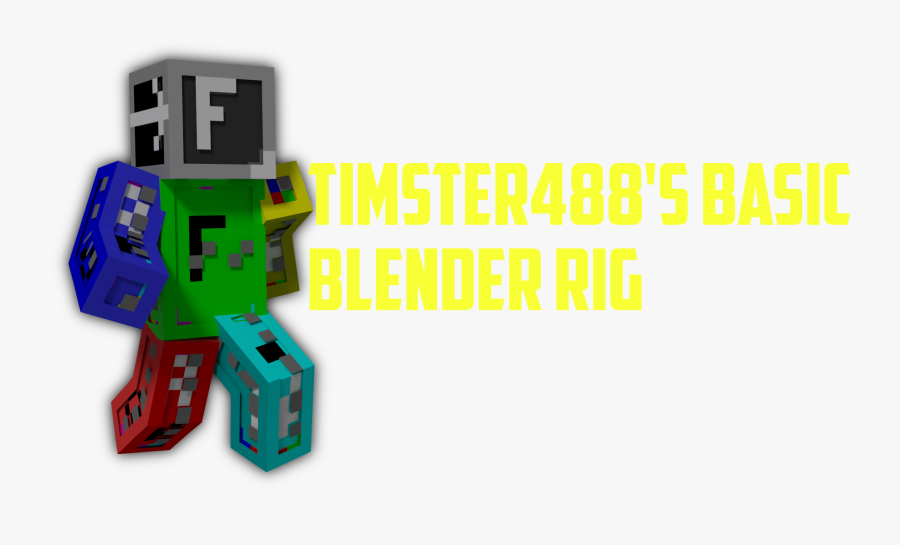 Basic Minecraft Character Rig For Blender [1 - Blender Minecraft Character Rig, Transparent Clipart