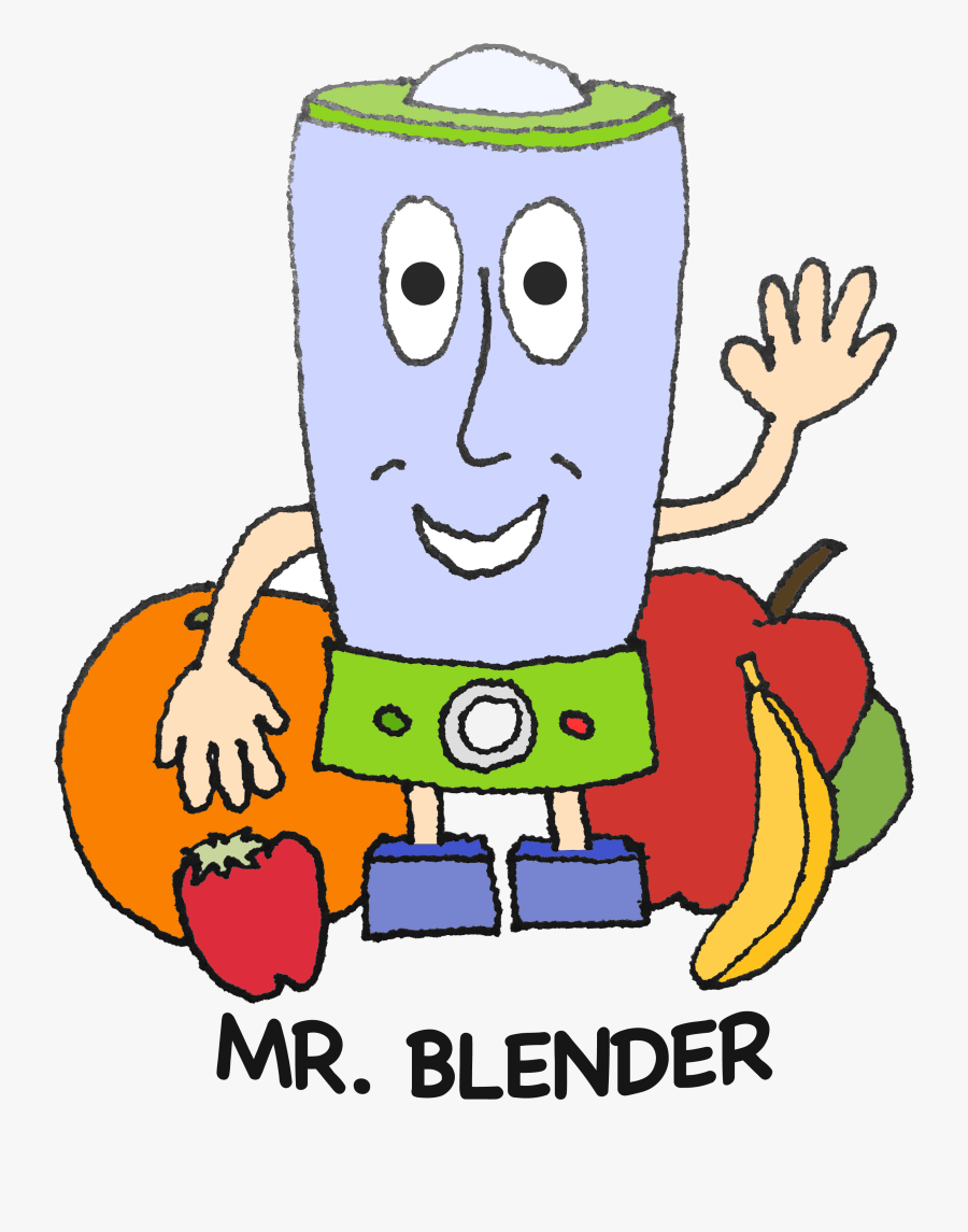Mr - Blender - Cartoon, Transparent Clipart