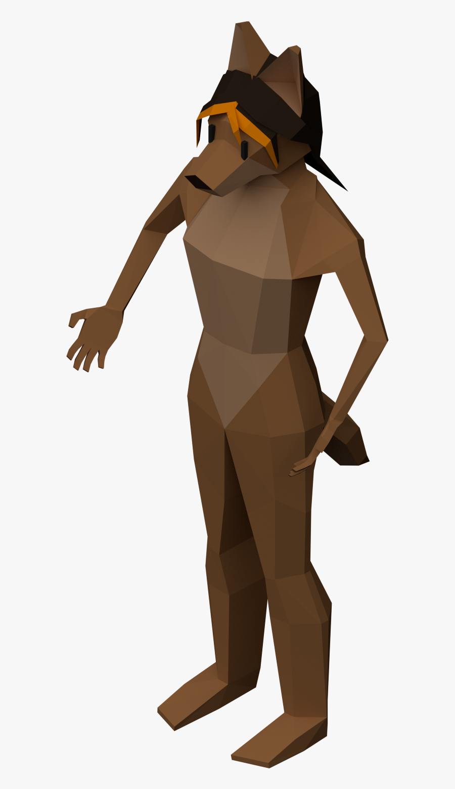 Clip Art Rigging Adding Clothing Blender - Low Poly Person Blender, Transparent Clipart