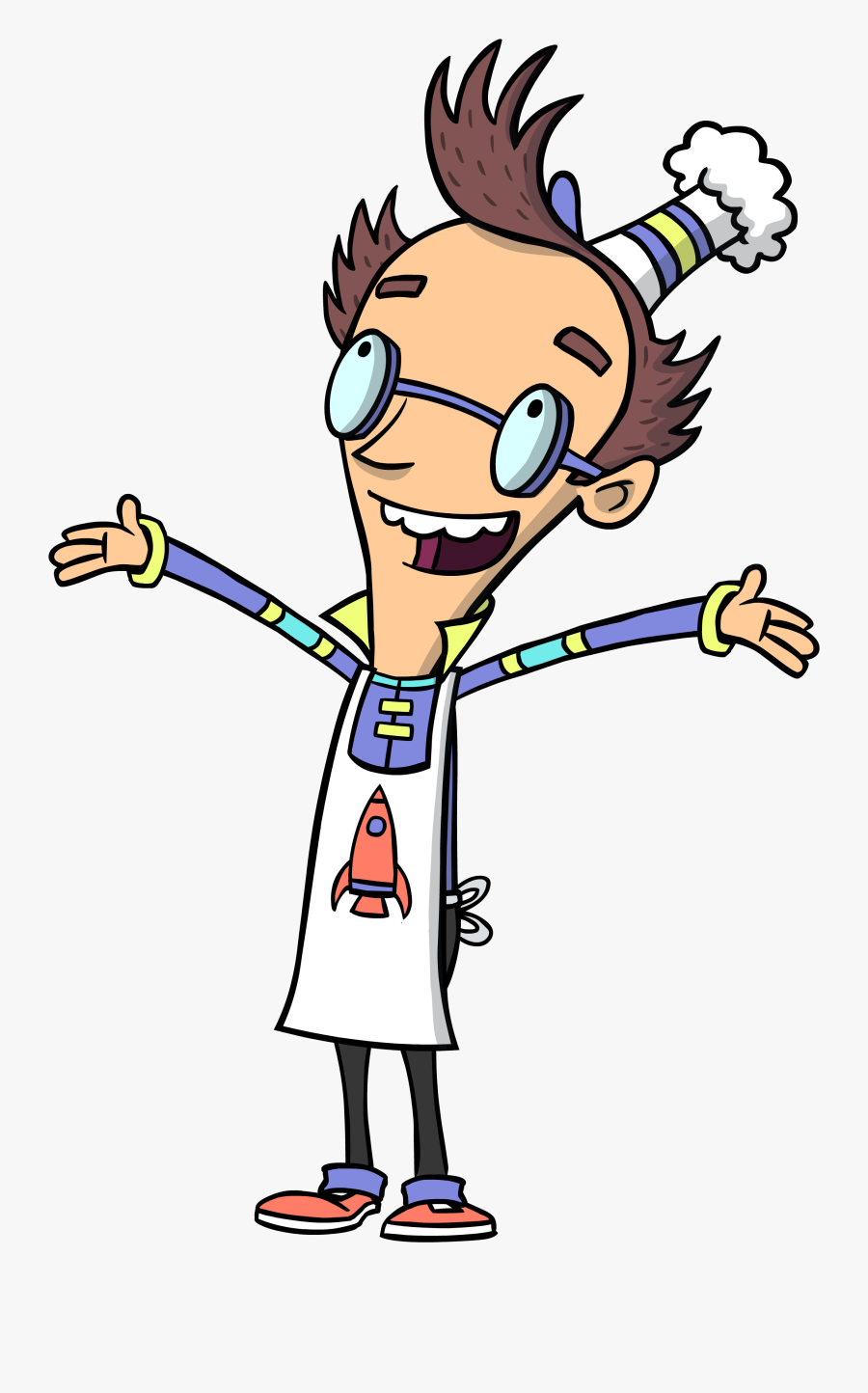 Professor Fizzy Lunch Lab - Pbs Kids Fizzy Lunch Lab, Transparent Clipart