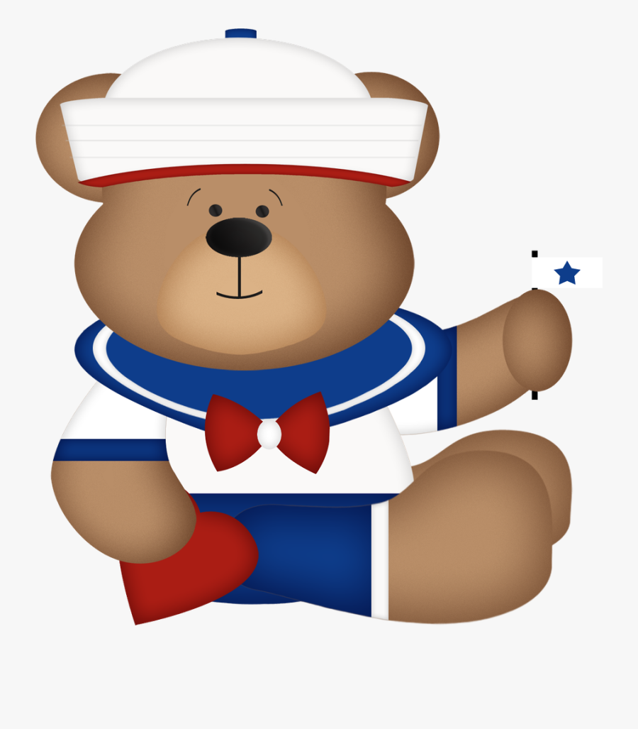 Bear Sailor Png, Transparent Clipart