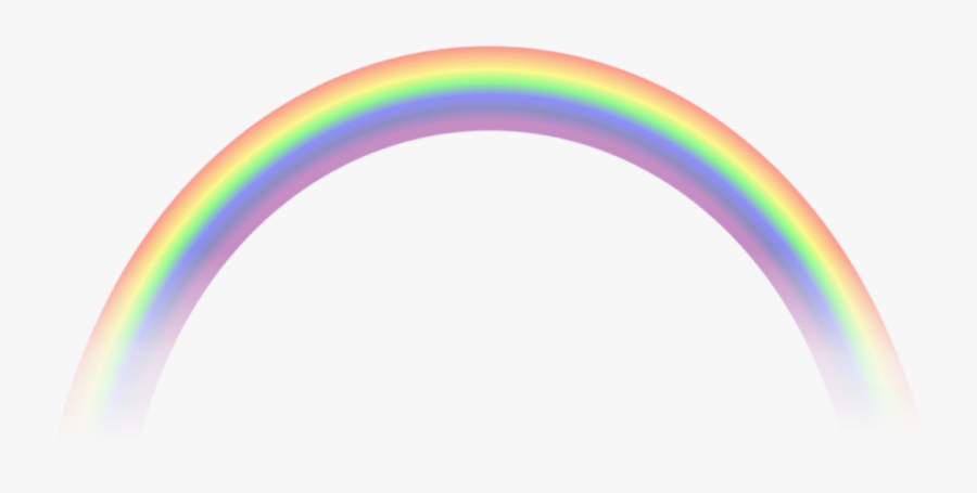 Rainbow Faded Colors Free Picture - Png De Arco Iris , Free Transparent