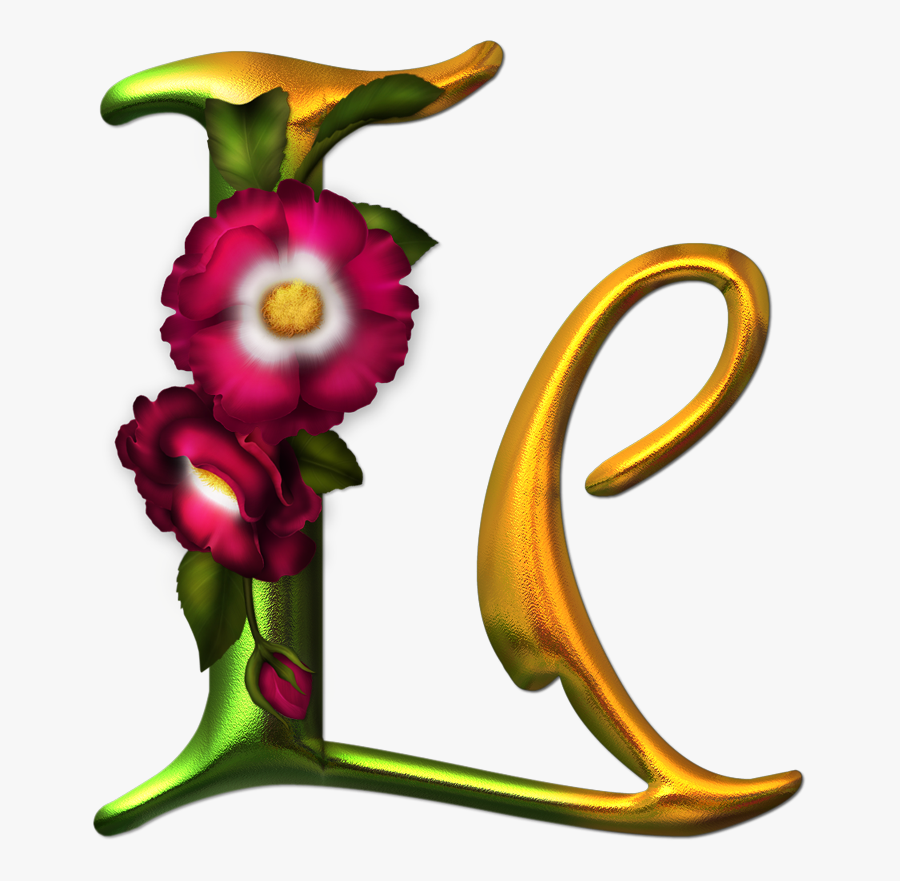 Flower Clipart Alphabet G - .png C Bloeme Letters , Free Transparent