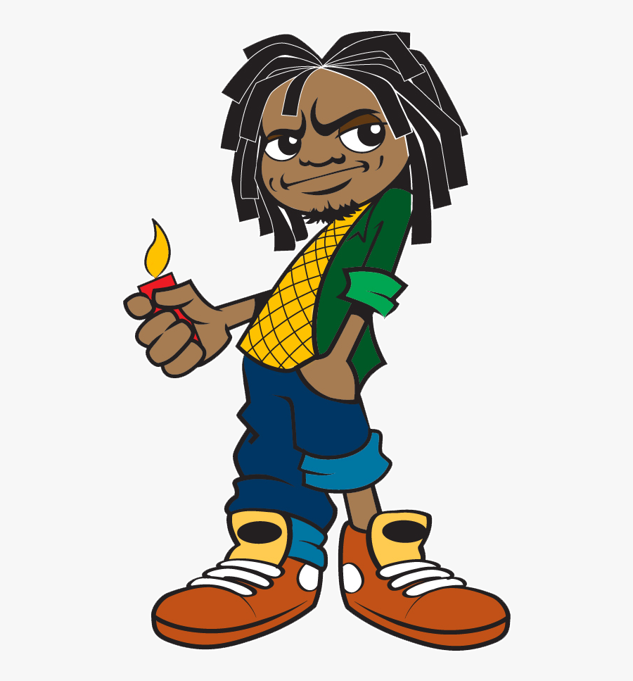 Reggae Clipart Caribbean Music - Black Ghetto Cartoon Character Transparent, Transparent Clipart