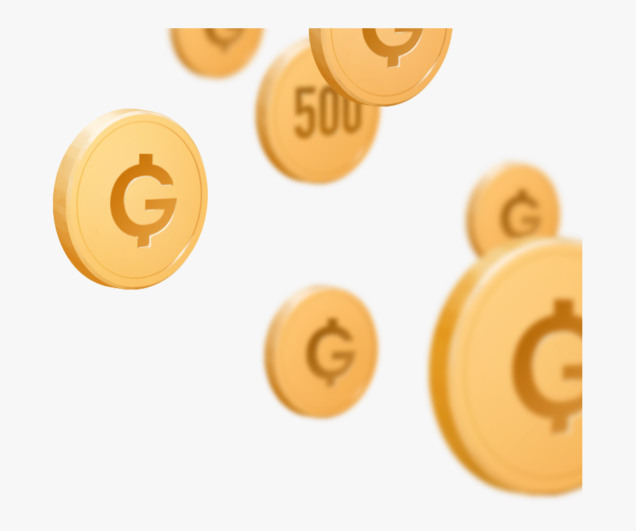 Clip Art Join For Free - Honey Gold Honey App Coins, Transparent Clipart