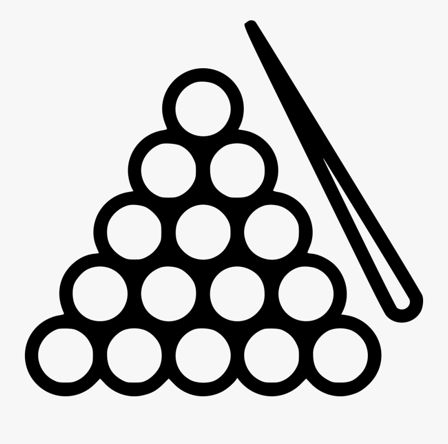 Billiard Cue Billiards Balls Game Sport Competition - Circle, Transparent Clipart