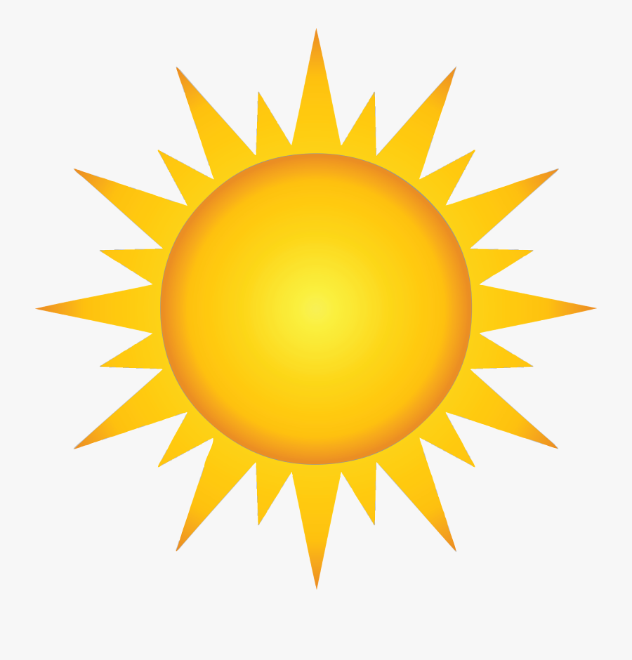 Hot Sun Vector Clipart , Png Download - Cartoon Sun , Free Transparent