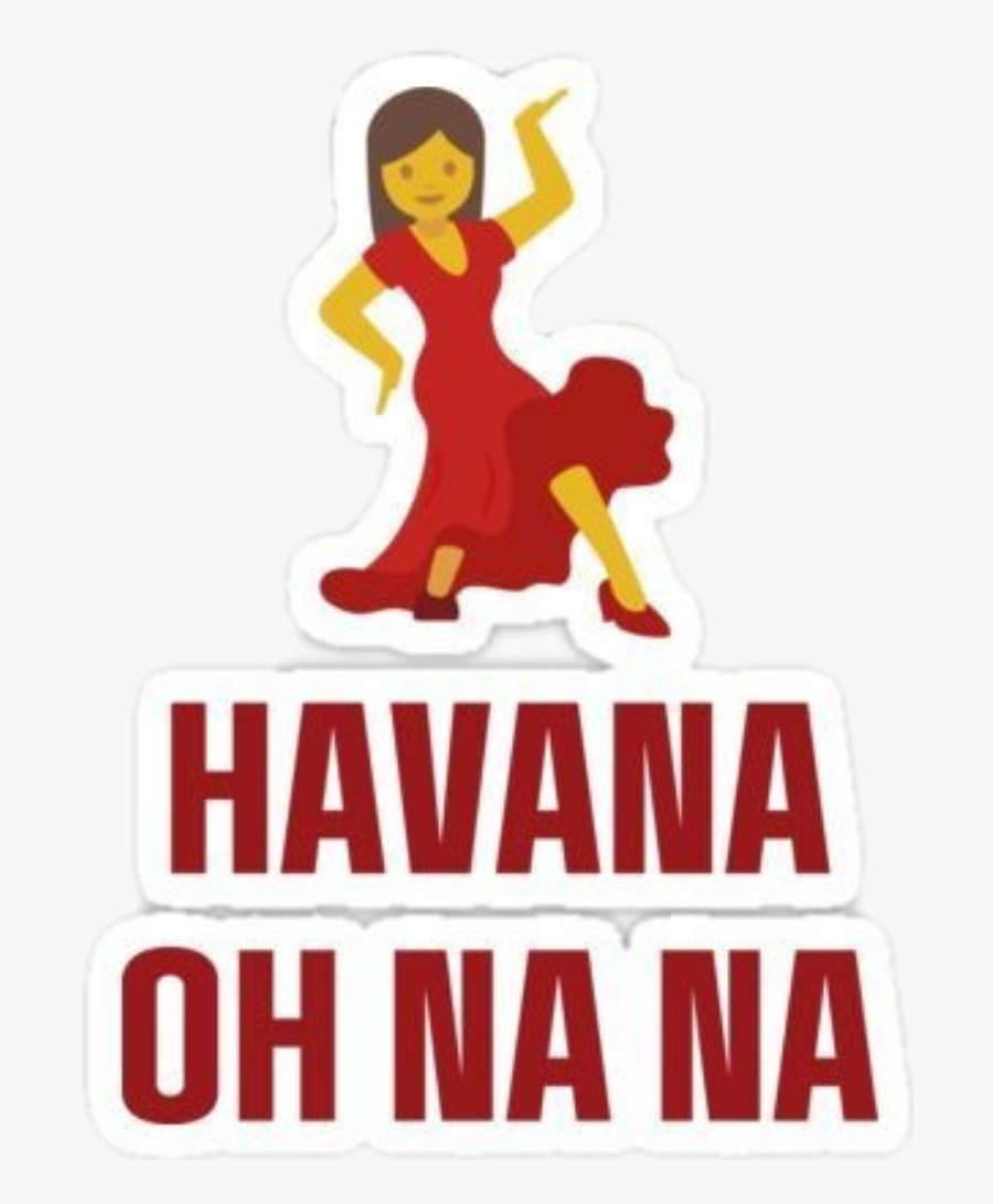 #camilacabello #havanaohnana #camilizers #camila #rojo - Woman Dancing Emoji Png, Transparent Clipart