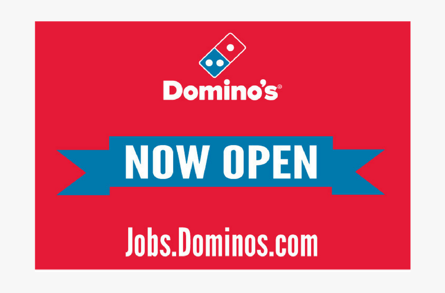 Clip Art Now Open Dddomino S - Now Open Dominos, Transparent Clipart